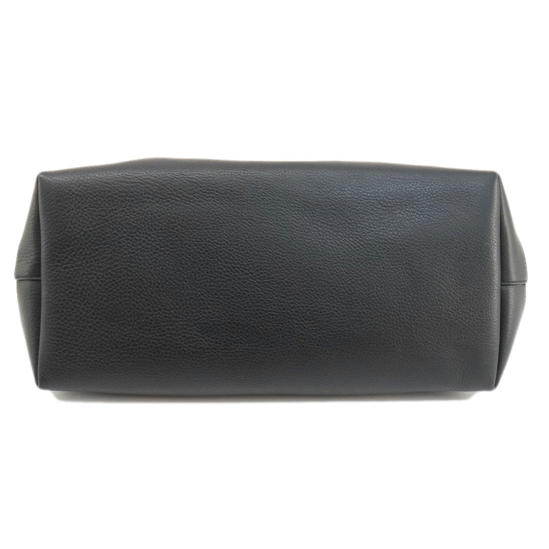 BOTTEGAVENETA Tote Bag Calfskin black Simple design Women Used Authentic