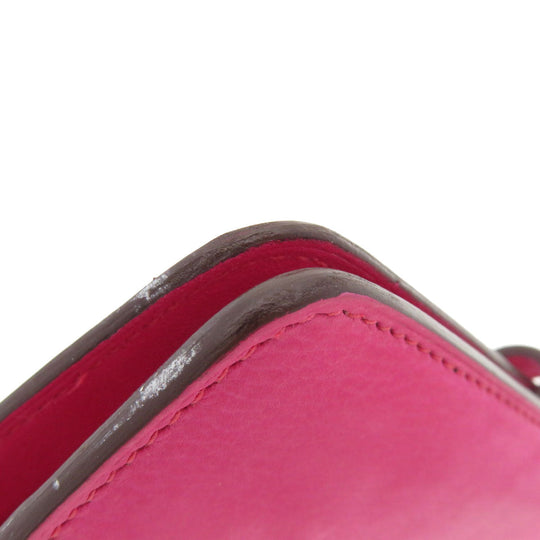 HERMES Coin case Eversoft pink Dogon Compact Eversoft Women Used Authentic
