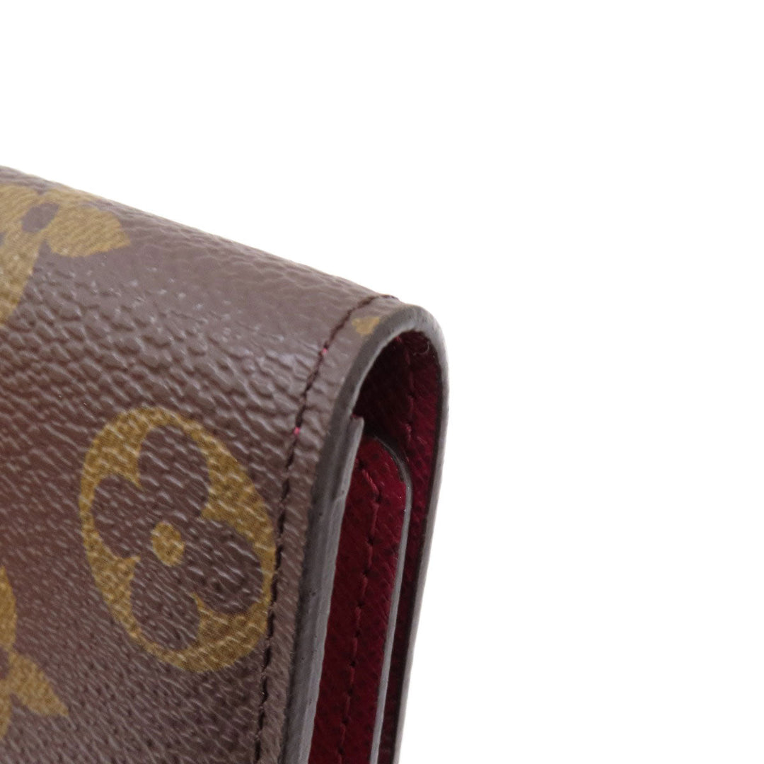 LOUIS VUITTON Key case Key holder  M60701 Monogram canvas Brown Multicles6 Monogram Fuchsia