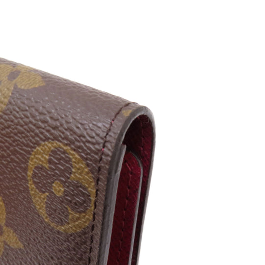 LOUIS VUITTON Key case Key holder  M60701 Monogram canvas Brown Multicles6 Monogram Fuchsia