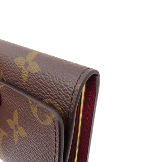 LOUIS VUITTON Key case Key holder  M60701 Monogram canvas Brown Multicles6 Monogram Fuchsia