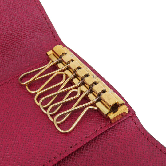 LOUIS VUITTON Key case Key holder  M60701 Monogram canvas Brown Multicles6 Monogram Fuchsia