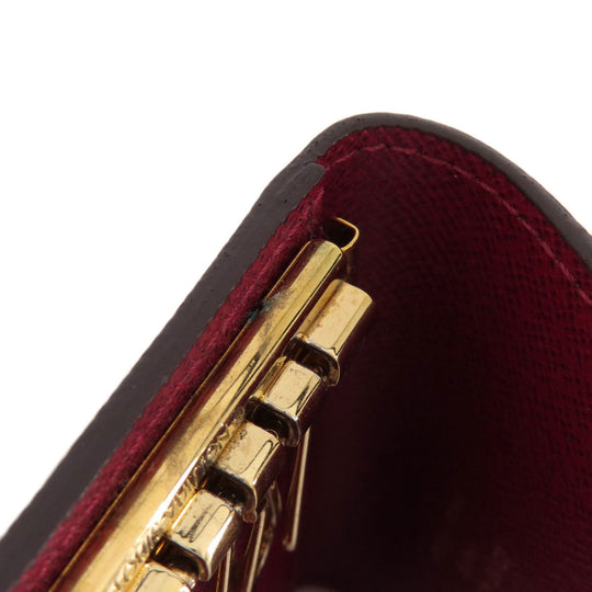 LOUIS VUITTON Key case Key holder  M60701 Monogram canvas Brown Multicles6 Monogram Fuchsia