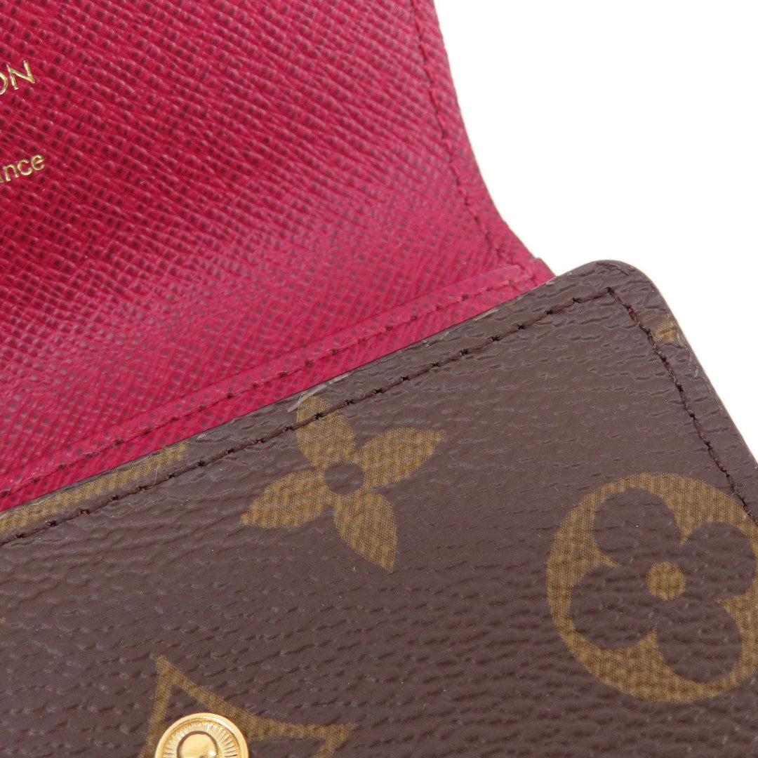 LOUIS VUITTON Key case Key holder  M60701 Monogram canvas Brown Multicles6 Monogram Fuchsia