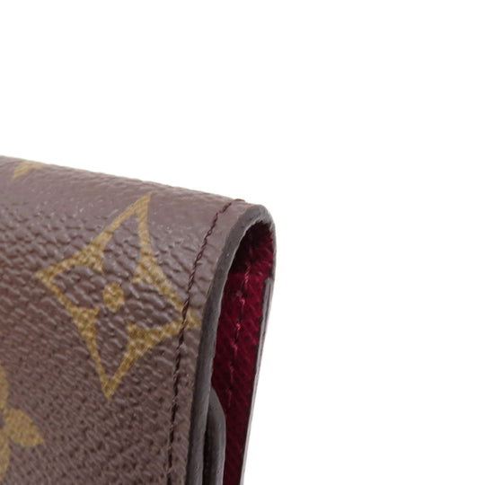 LOUIS VUITTON Key case Key holder  M60701 Monogram canvas Brown Multicles6 Monogram Fuchsia