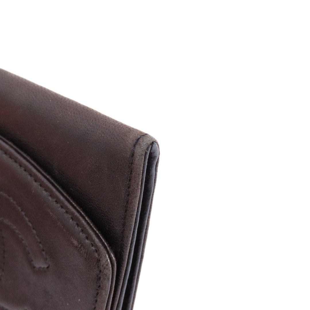 CHANEL Coin case lambskin black COCO Mark Women Used Authentic