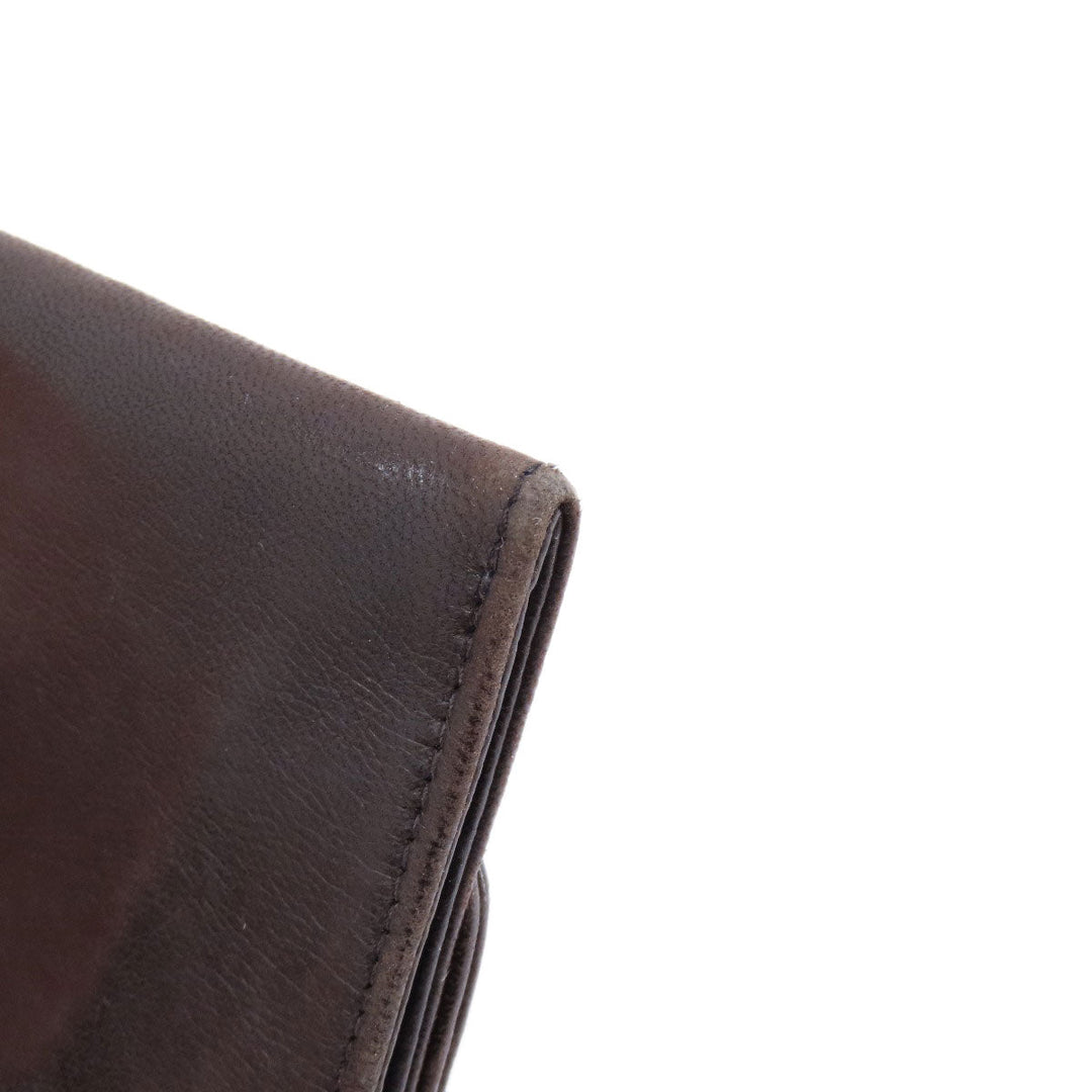 CHANEL Coin case lambskin black COCO Mark Women Used Authentic