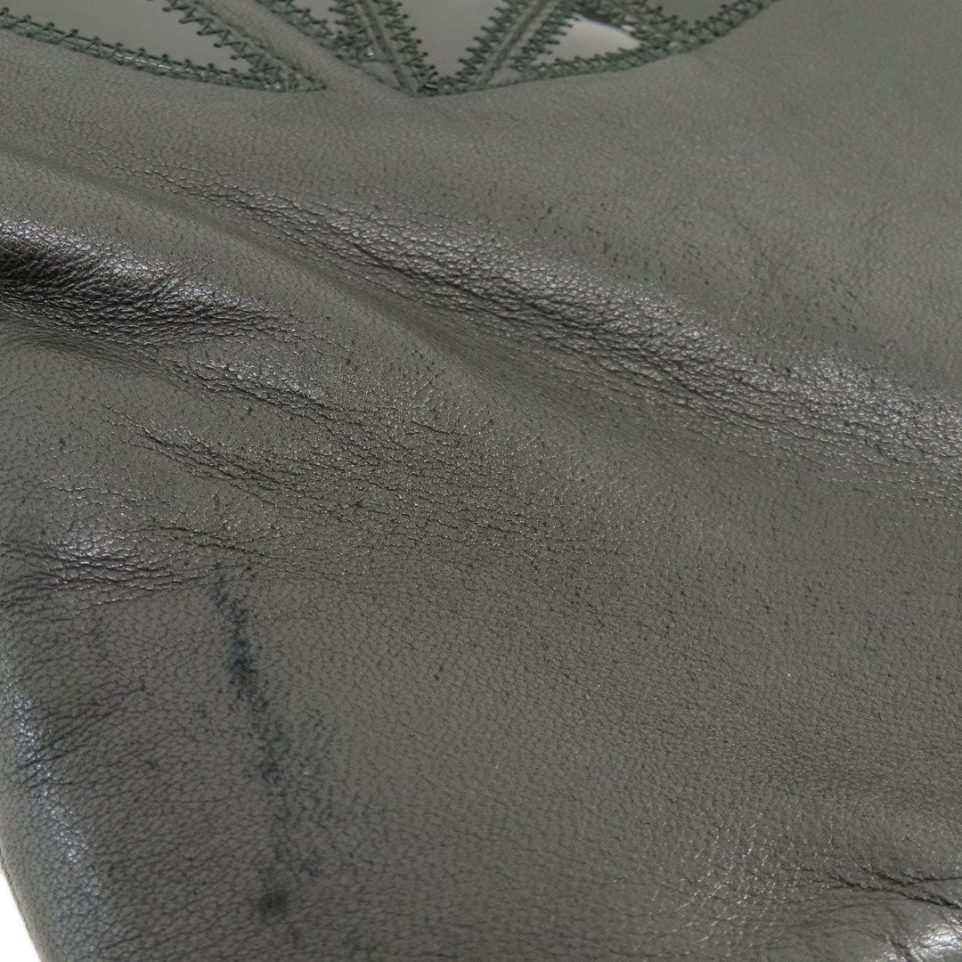 CHANEL Tote Bag lambskin black COCO Mark SilverMetal