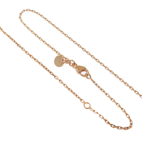 HERMES Necklace Gold Plated, Swift pink As Doucour PM Women Used Authentic