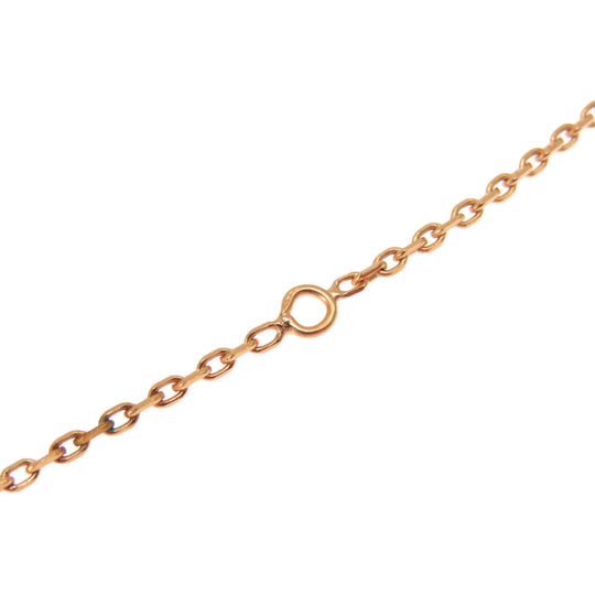 HERMES Necklace Gold Plated, Swift pink As Doucour PM Women Used Authentic