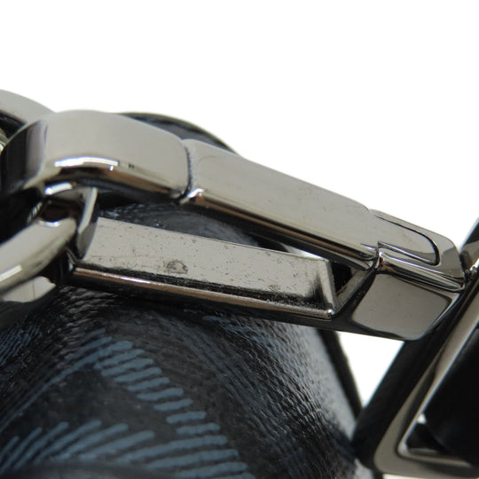 Christian Dior Tote Bag PVC black Hit the Road Women Used Authentic