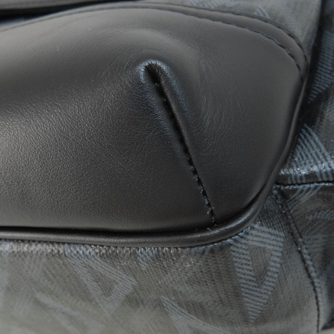 Christian Dior Tote Bag PVC black Hit the Road Women Used Authentic