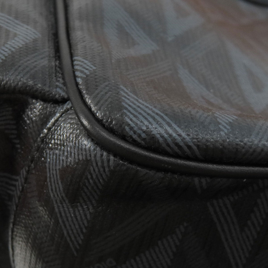 Christian Dior Tote Bag PVC black Hit the Road Women Used Authentic