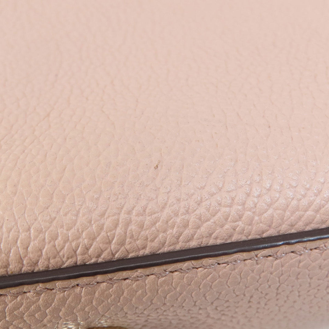 Kate Spade Handbag leather pink logo 2WAY Women Used Authentic
