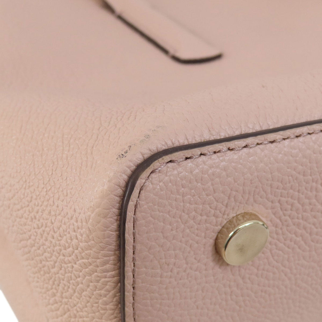 Kate Spade Handbag leather pink logo 2WAY Women Used Authentic