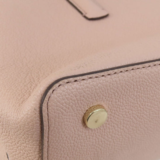 Kate Spade Handbag leather pink logo 2WAY Women Used Authentic