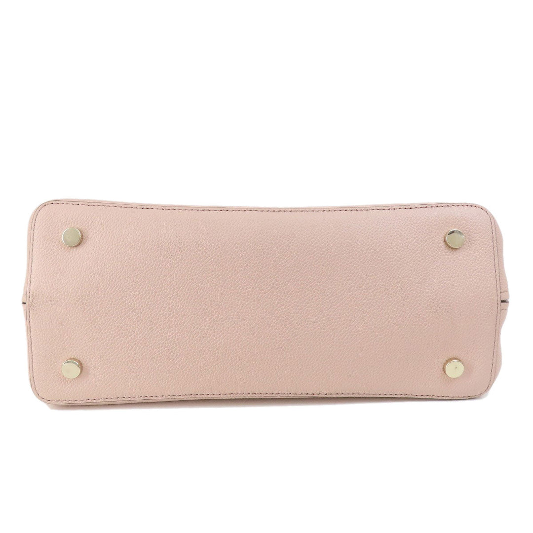 Kate Spade Handbag leather pink logo 2WAY Women Used Authentic