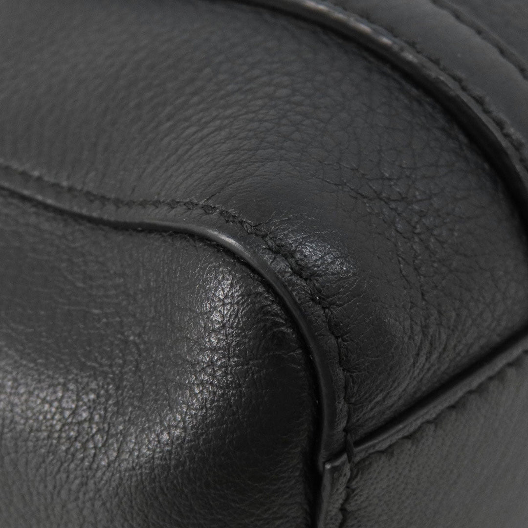 BALENCIAGA Handbag 551815 leather black Everyday Tote 2WAY Women Used Authentic