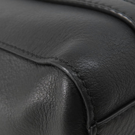 BALENCIAGA Handbag 551815 leather black Everyday Tote 2WAY Women Used Authentic