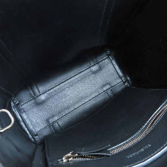 BALENCIAGA Handbag 551815 leather black Everyday Tote 2WAY Women Used Authentic