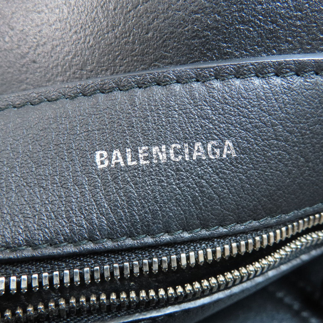 BALENCIAGA Handbag 551815 leather black Everyday Tote 2WAY Women Used Authentic
