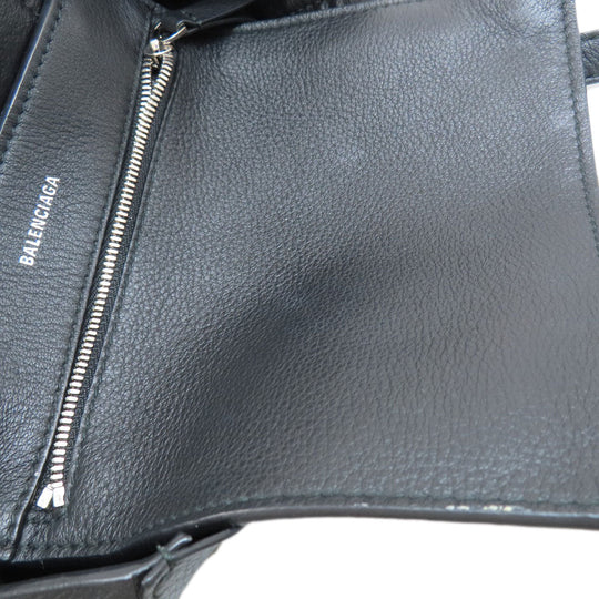 BALENCIAGA Handbag 551815 leather black Everyday Tote 2WAY Women Used Authentic