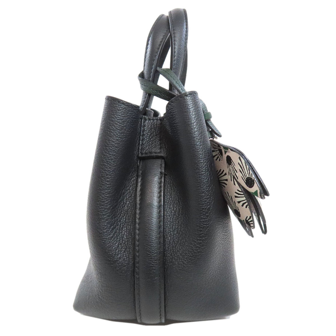 Christian Dior Handbag Calfskin black 2WAY Women Used Authentic