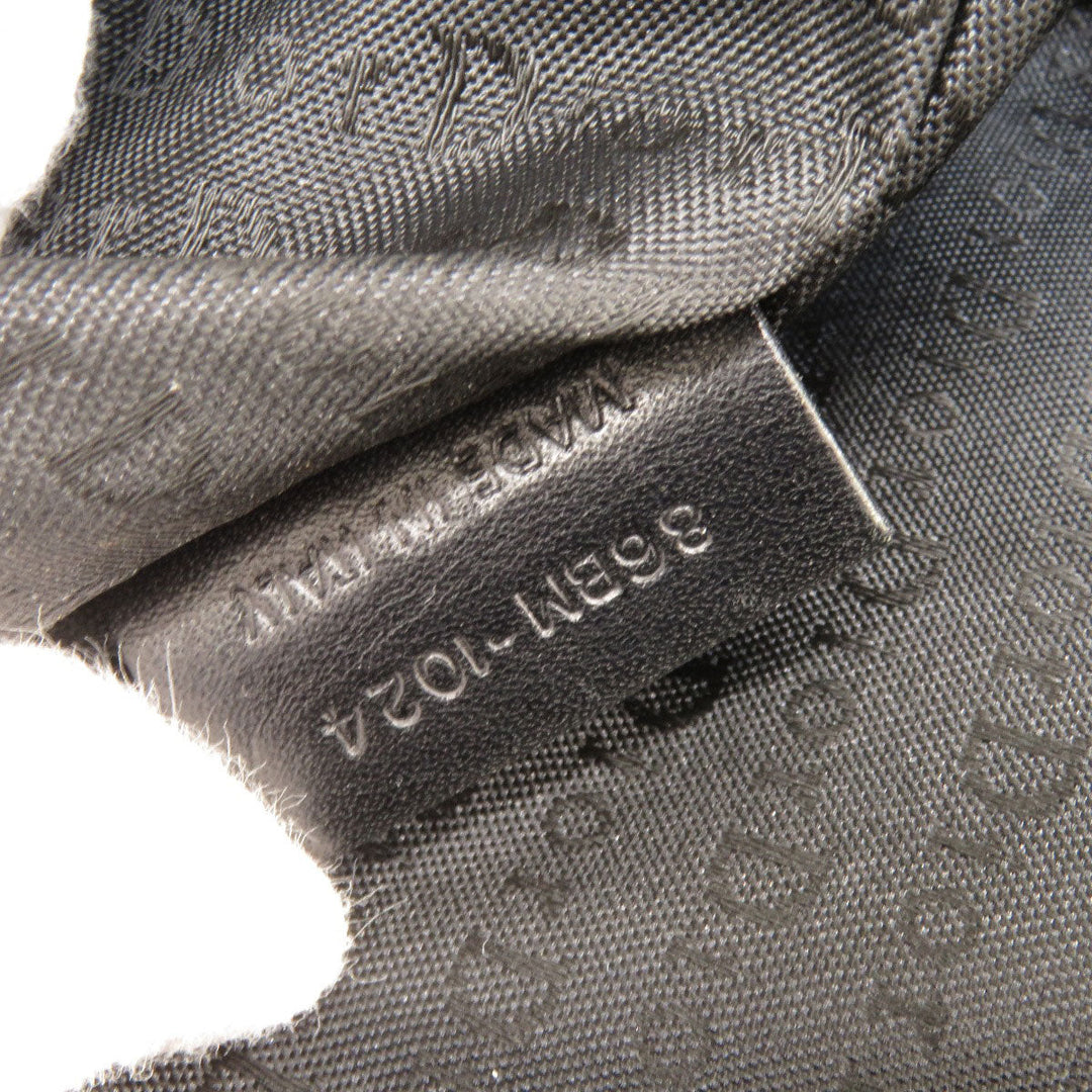 Christian Dior Tote Bag canvas black logo Women Used Authentic