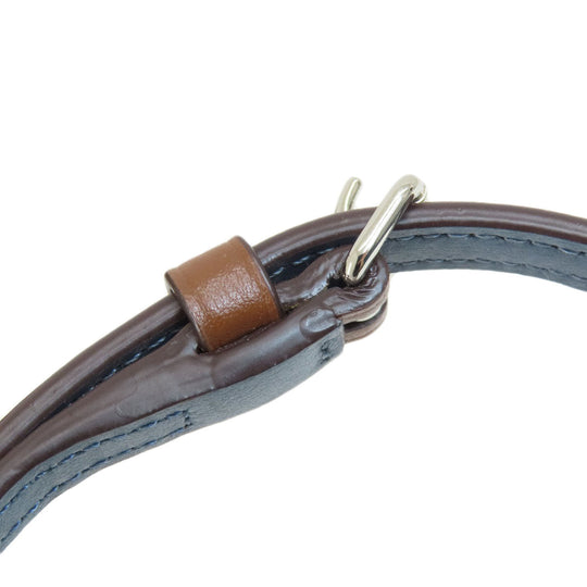 COACH Handbag F73119 PVC Brown Signature 2WAY