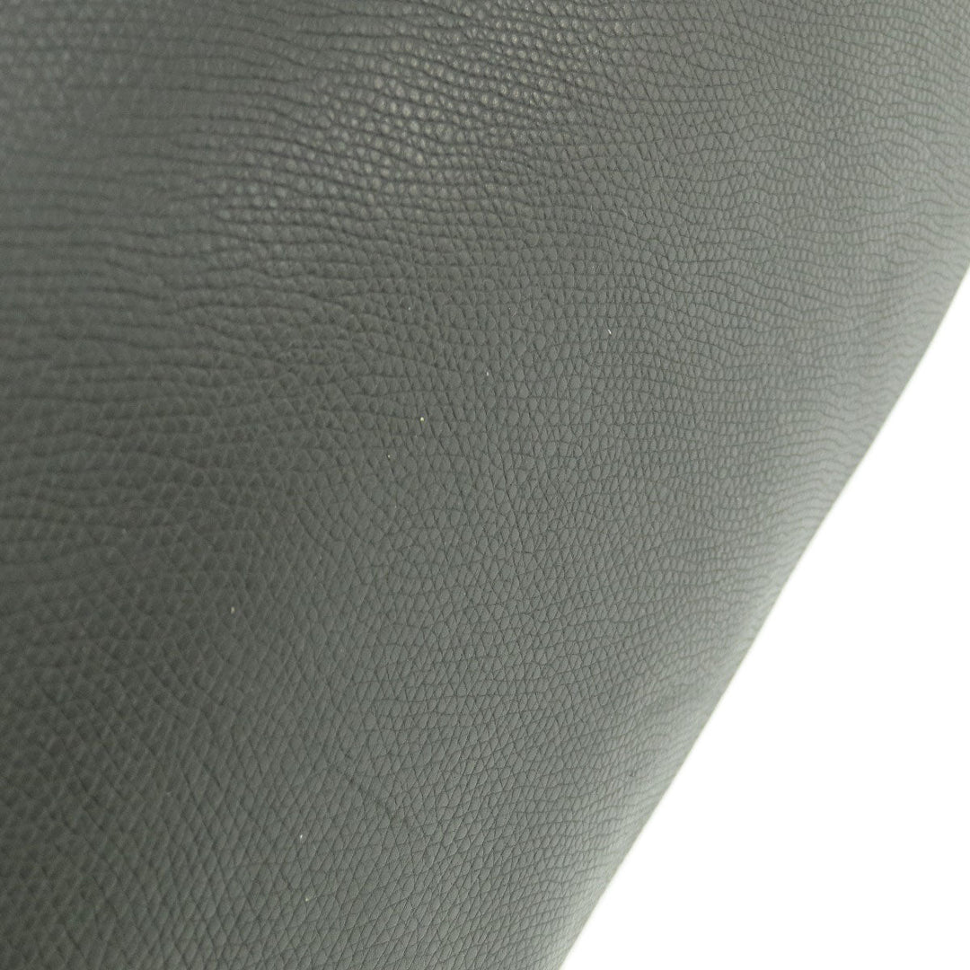 MCM Shoulder Bag leather black MCM logo Women Used Authentic