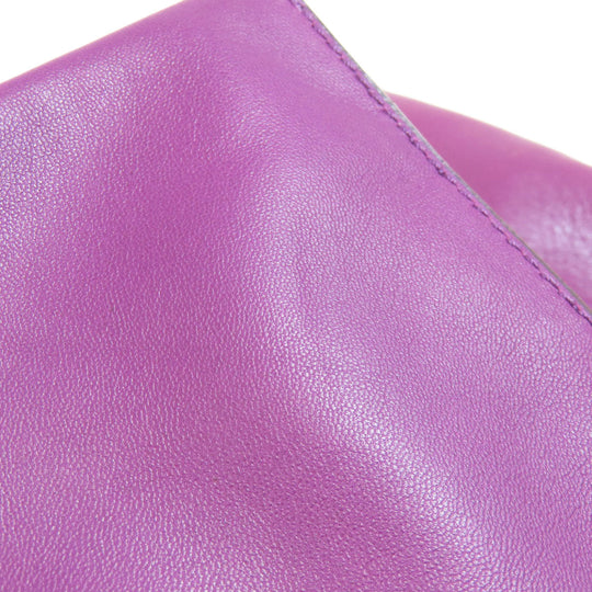 LOEWE Shoulder Bag lambskin purple anagram