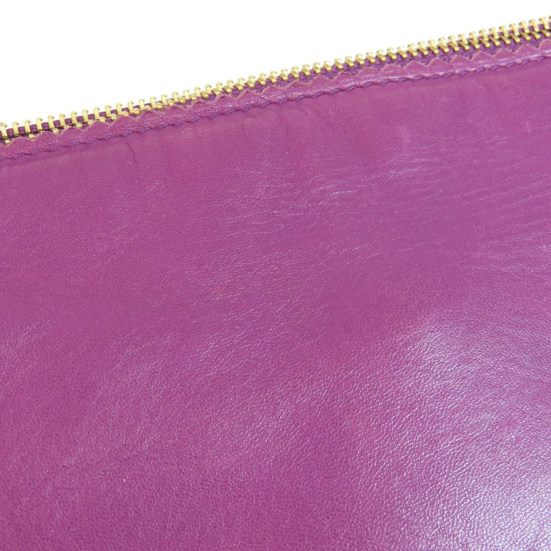 LOEWE Shoulder Bag lambskin purple anagram