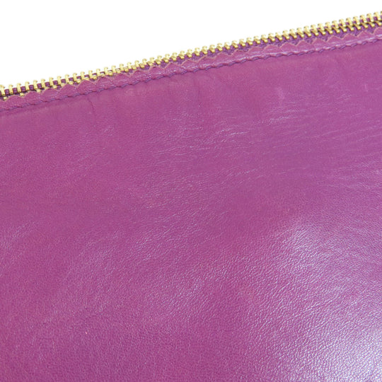 LOEWE Shoulder Bag lambskin purple anagram