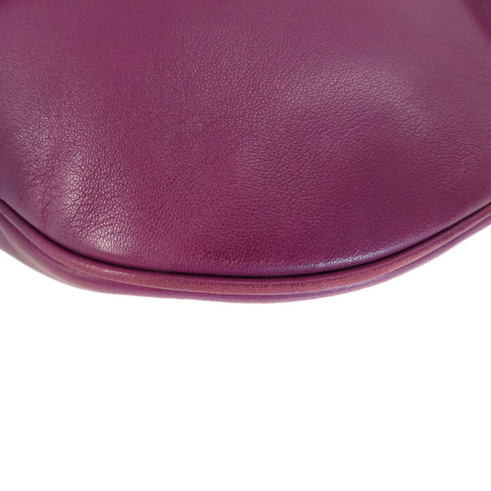 LOEWE Shoulder Bag lambskin purple anagram