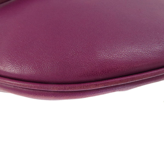 LOEWE Shoulder Bag lambskin purple anagram
