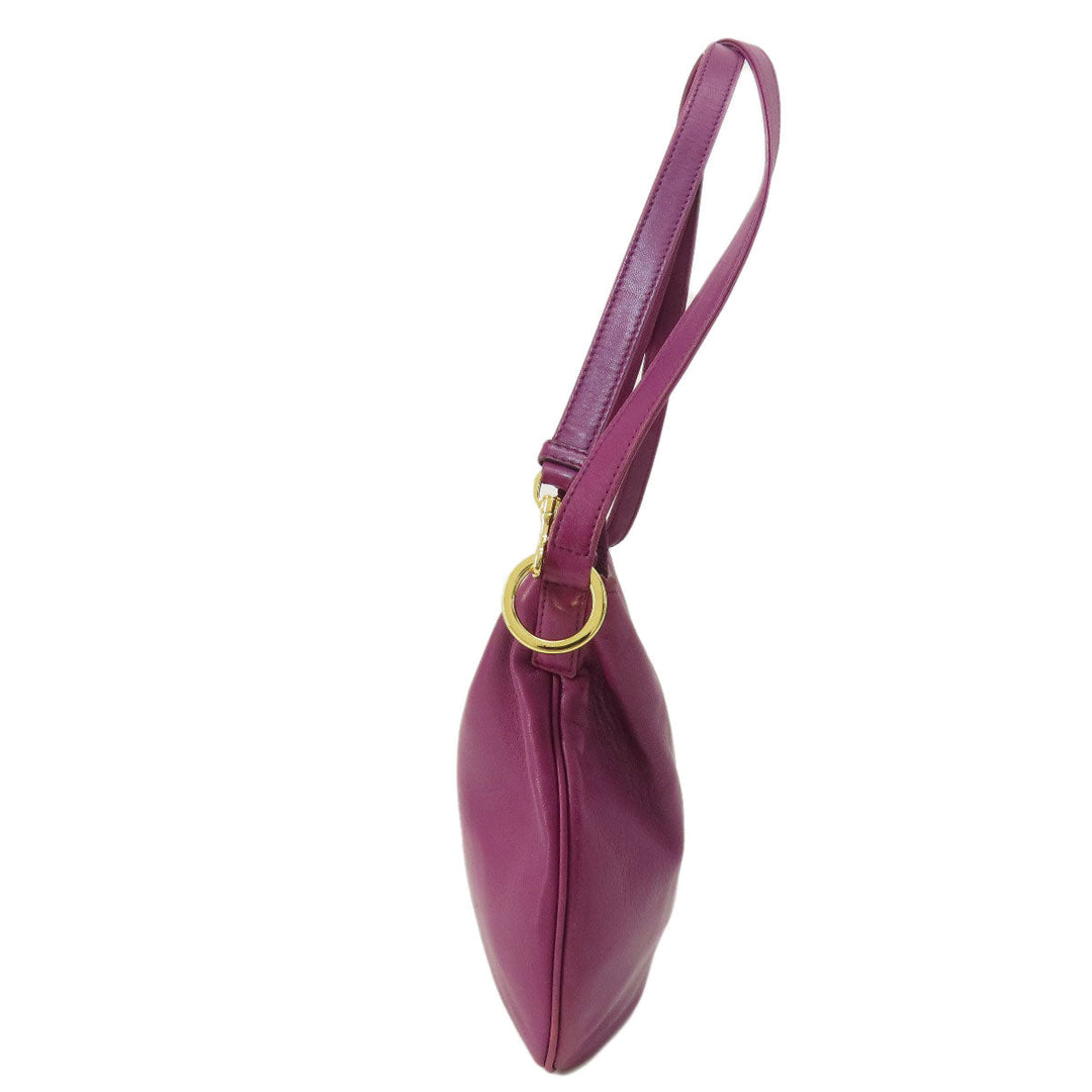 LOEWE Shoulder Bag lambskin purple anagram