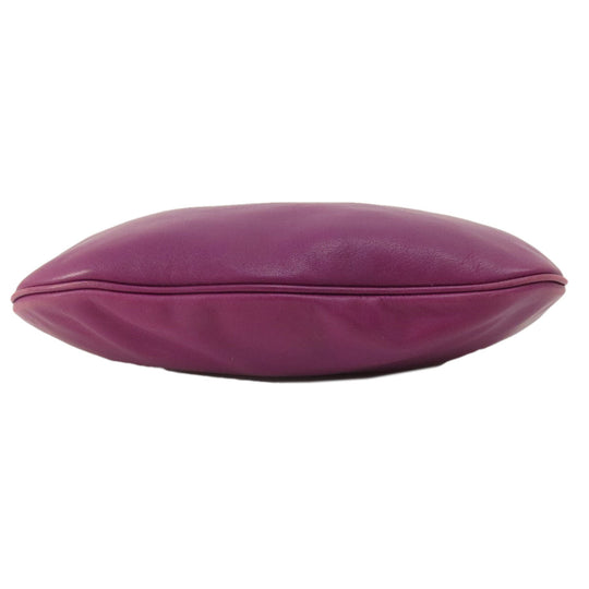 LOEWE Shoulder Bag lambskin purple anagram