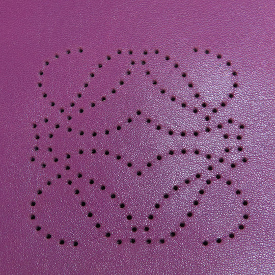 LOEWE Shoulder Bag lambskin purple anagram