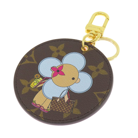 LOUIS VUITTON key ring M69076 Monogram canvas Brown Portocle Illustre Vivienne Monogram Women Used Authentic