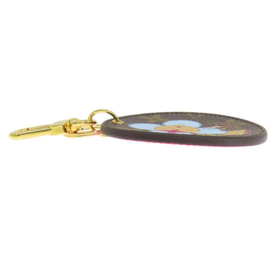 LOUIS VUITTON key ring M69076 Monogram canvas Brown Portocle Illustre Vivienne Monogram Women Used Authentic