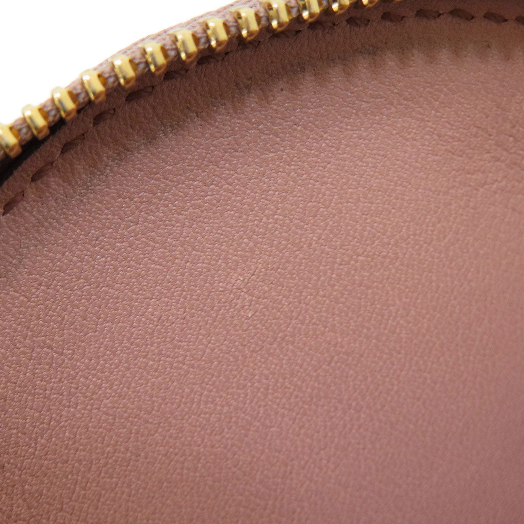 GUCCI Coin case 337946 Patent leather beige Interlocking G