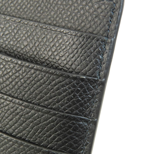 BALENCIAGA Coin case 594548 leather black logo Women(Unisex) Used Authentic