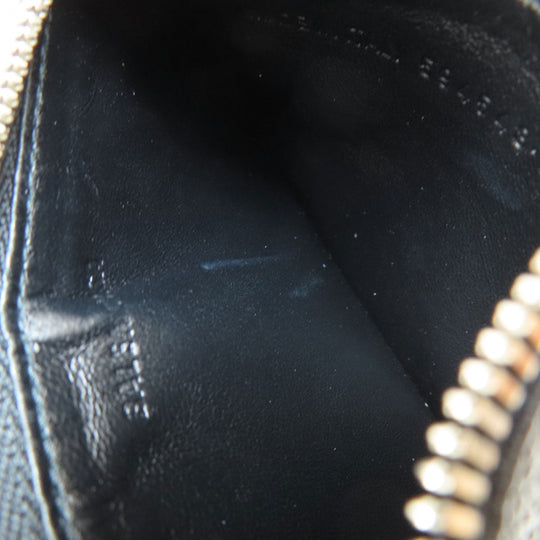 BALENCIAGA Coin case 594548 leather black logo Women(Unisex) Used Authentic