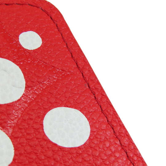 LOUIS VUITTON Long Wallet Purse M81909 Ann Platt Red Portefeuille Sala NM Empreinte Women Used Authentic