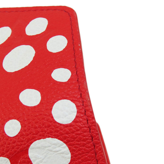 LOUIS VUITTON Long Wallet Purse M81909 Ann Platt Red Portefeuille Sala NM Empreinte Women Used Authentic