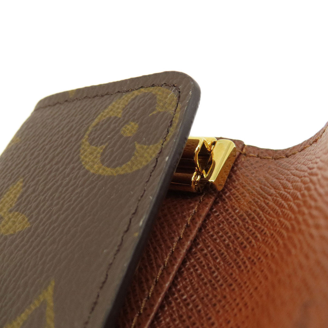 LOUIS VUITTON Key case Key holder  M62631 Monogram canvas Brown Multicles4 Monogram Women Used Authentic