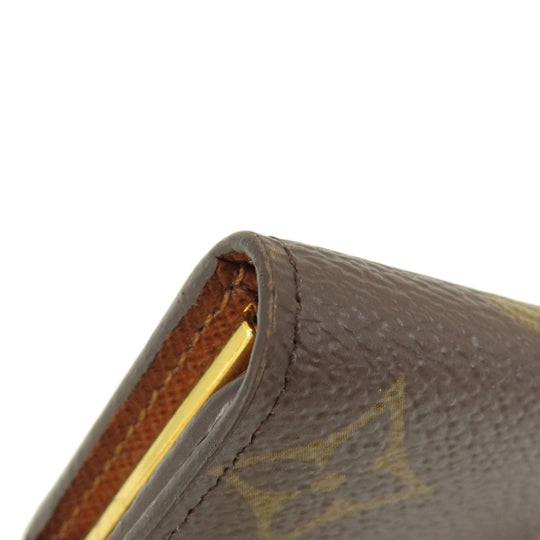LOUIS VUITTON Key case Key holder  M62631 Monogram canvas Brown Multicles4 Monogram Women Used Authentic