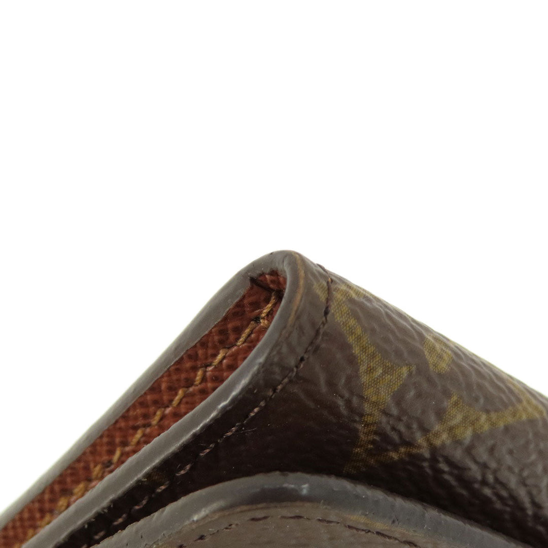 LOUIS VUITTON Key case Key holder  M62631 Monogram canvas Brown Multicles4 Monogram Women Used Authentic