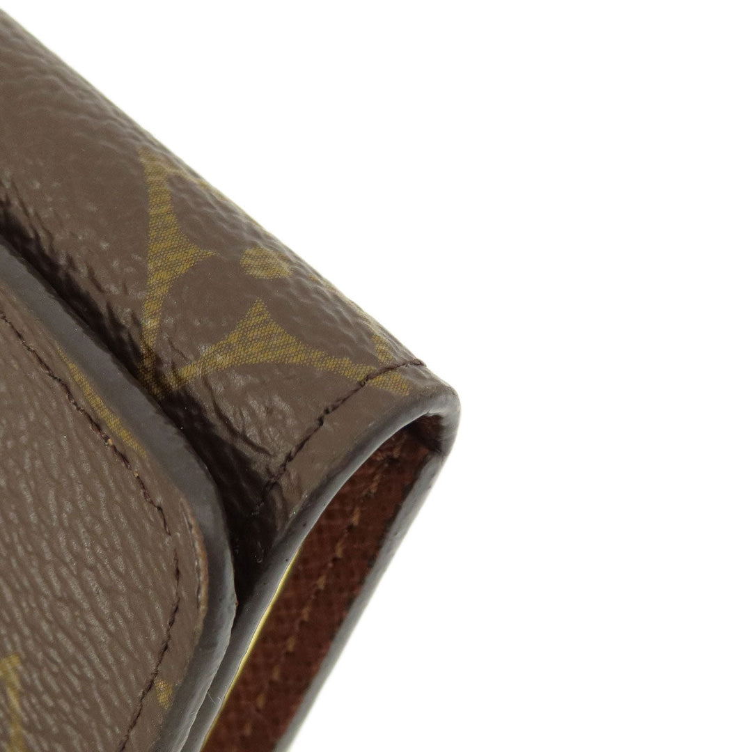 LOUIS VUITTON Key case Key holder  M62631 Monogram canvas Brown Multicles4 Monogram Women Used Authentic
