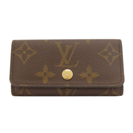 LOUIS VUITTON Key case Key holder  M62631 Monogram canvas Brown Multicles4 Monogram Women Used Authentic